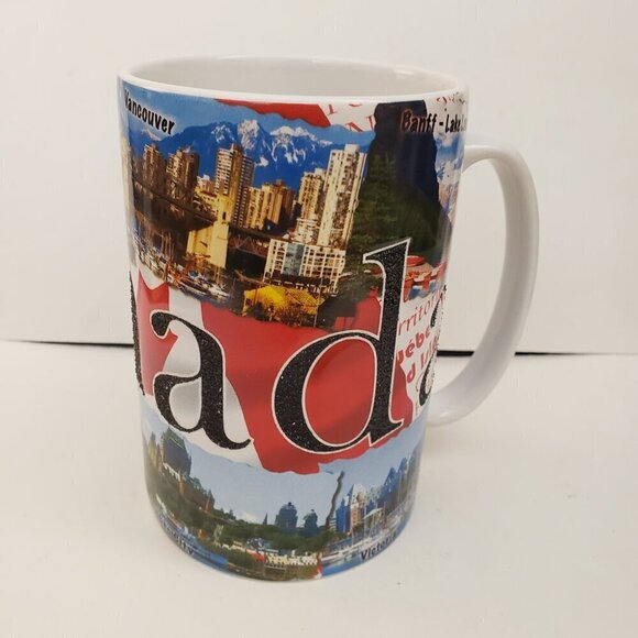 Canada Large Mug Americaware Glitter Pictures Photos - Picture 4 of 8